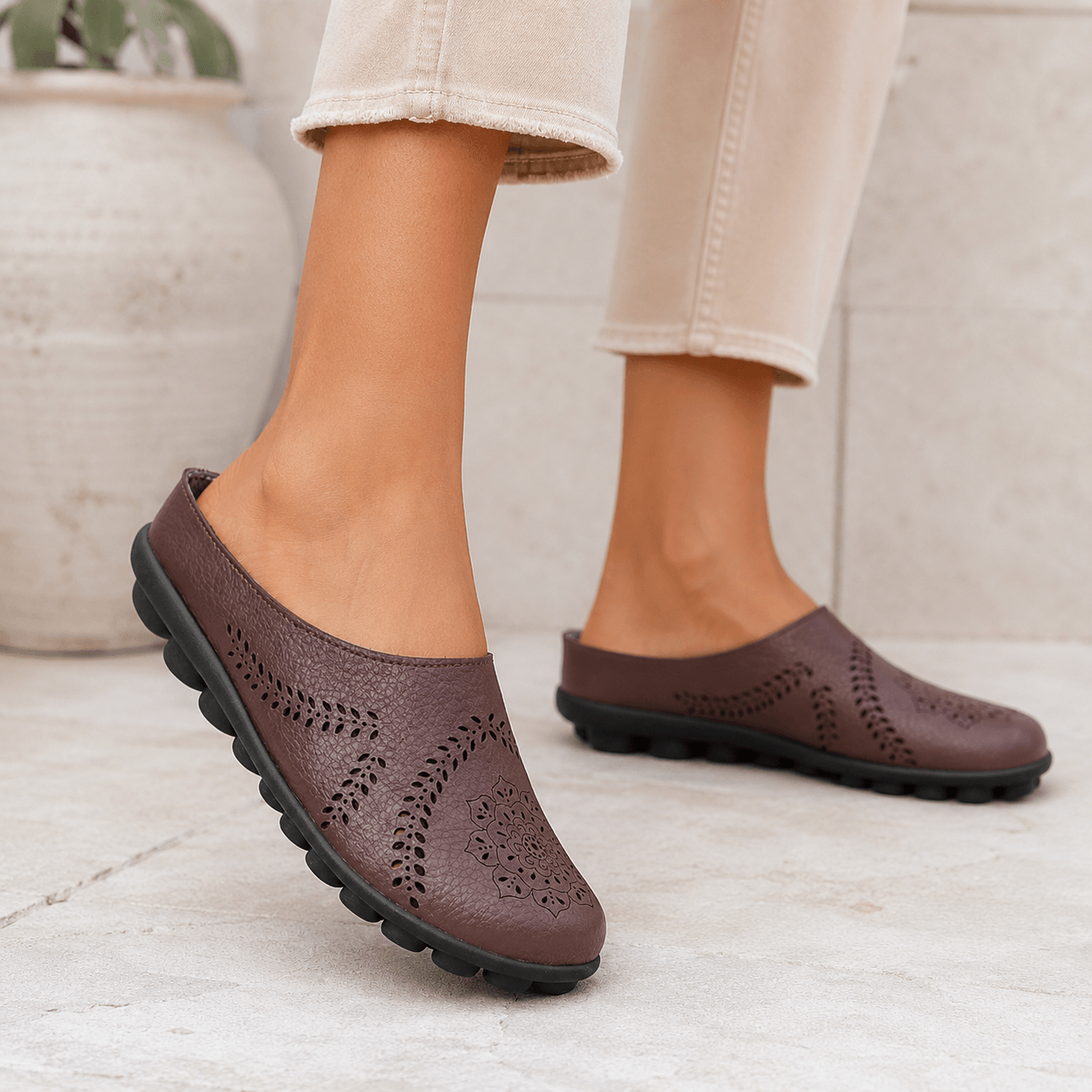 Luna™ Sandalias Ortopédicas de Piel