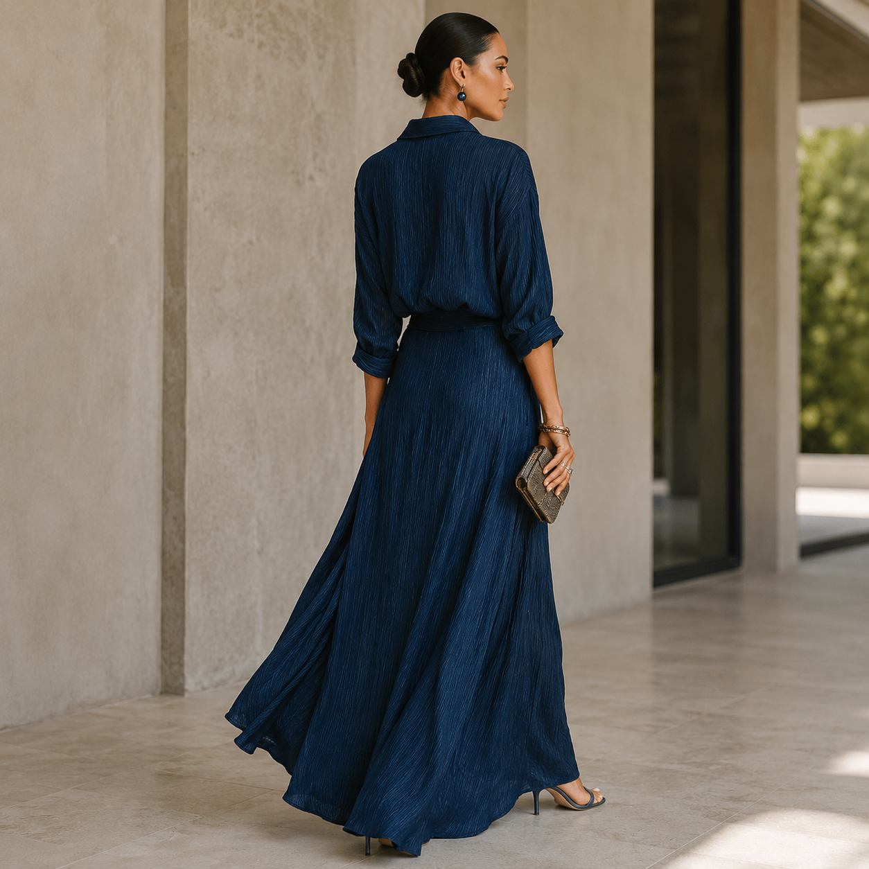 Sara™ | Conjunto elegante con falda larga