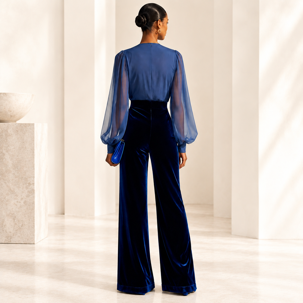 Maud™ | Mono elegante con escote en V