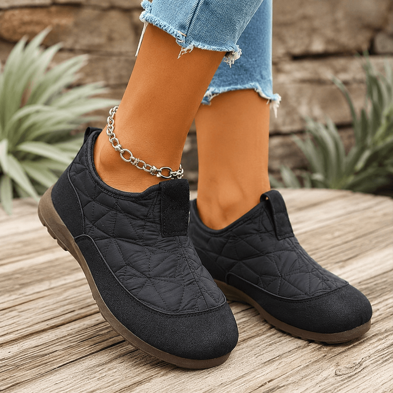 María | Zapatos cómodos y antideslizantes