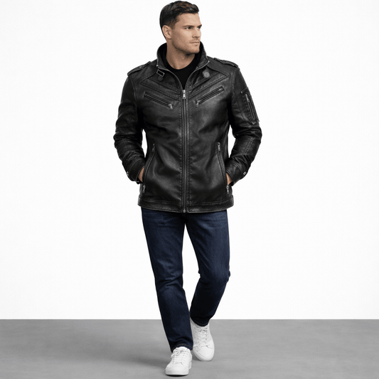 Lumian | Chaqueta Formal De Cuero Para Hombre