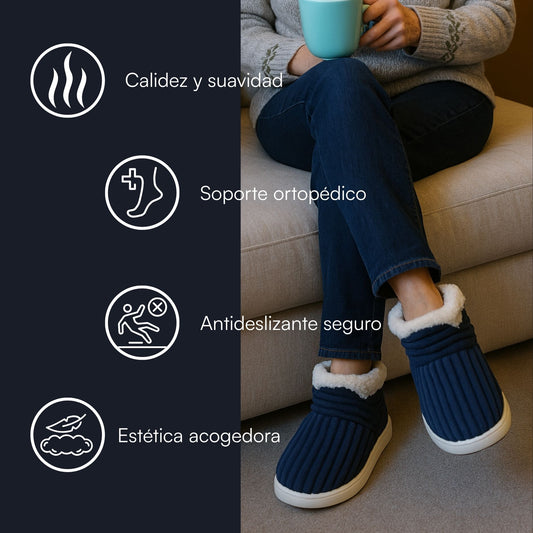 Pantuflas SheValues™ – Comodidad y Calor Todo el Día sin Salir de Casa