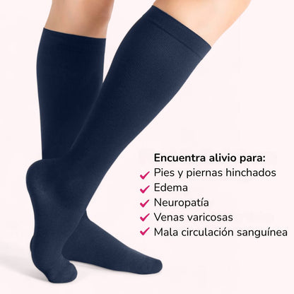 Calcetines de Compresión Ancha Avanzados para Uso Diario y Comodidad