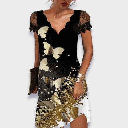 Vittoria | Vestido elegante en material de primera calidad