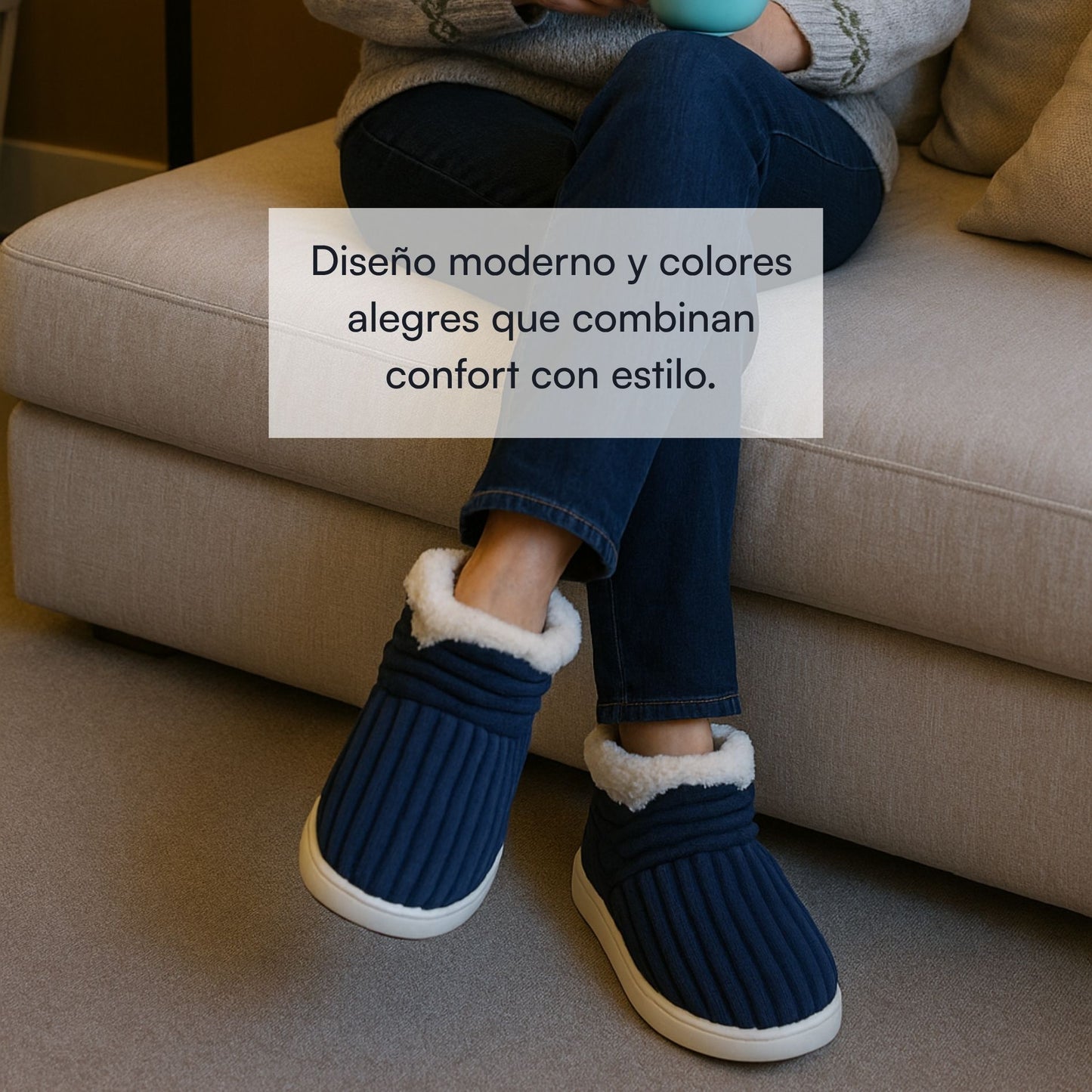 Pantuflas SheValues™ – Comodidad y Calor Todo el Día sin Salir de Casa