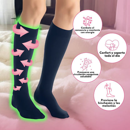 Calcetines de Compresión Ancha Avanzados para Uso Diario y Comodidad