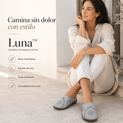 Luna™ Sandalias Ortopédicas de Piel