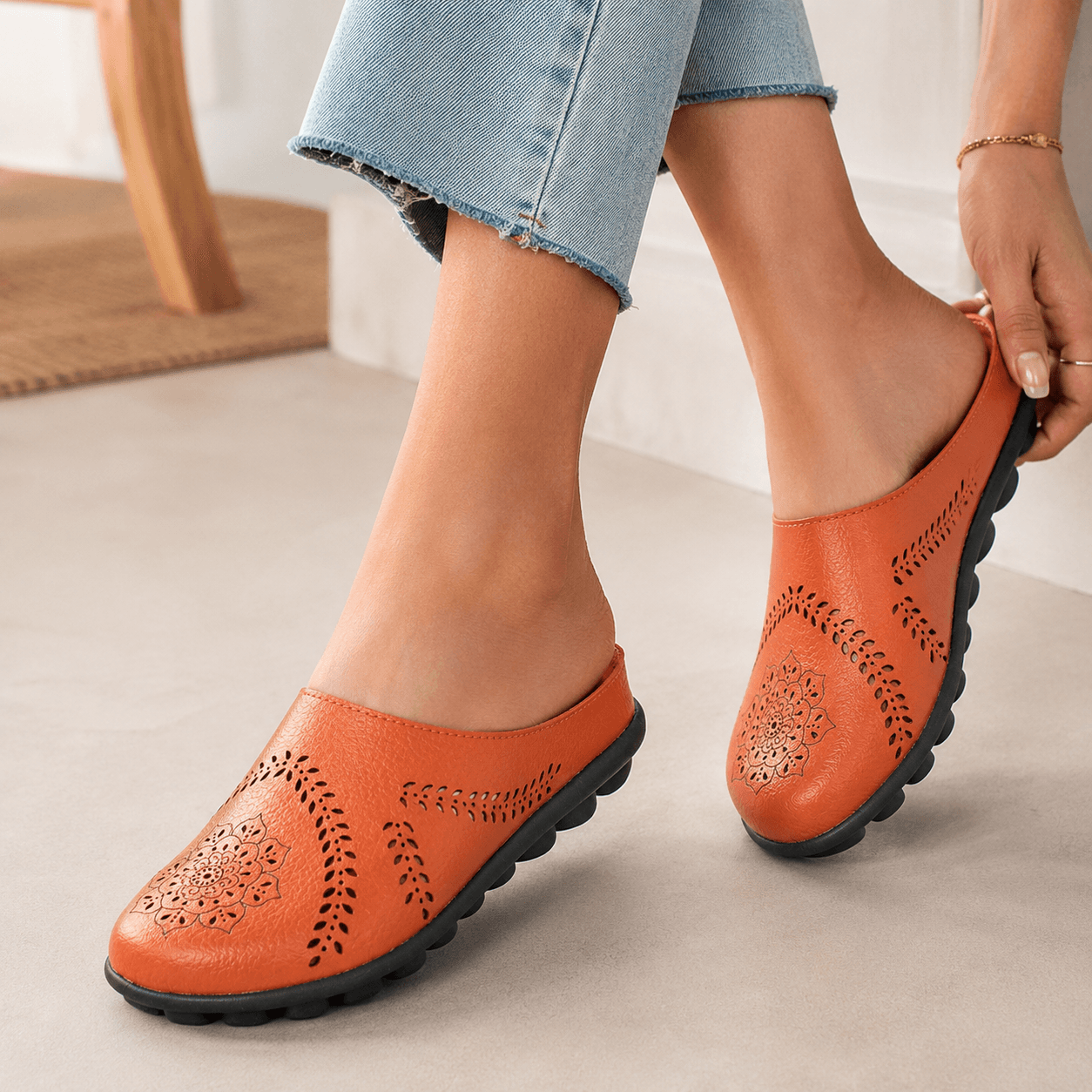 Luna™ Sandalias Ortopédicas de Piel