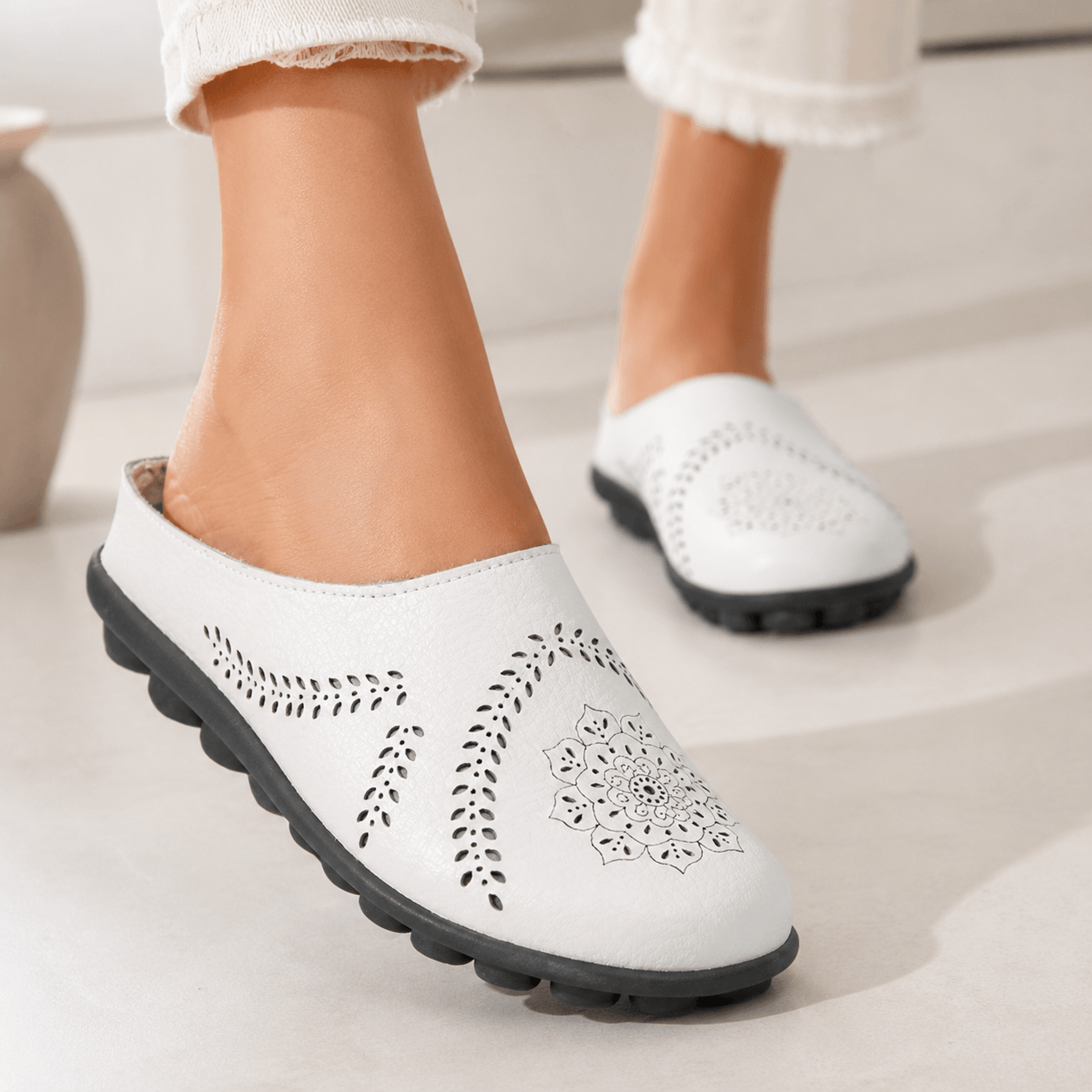 Luna™ Sandalias Ortopédicas de Piel