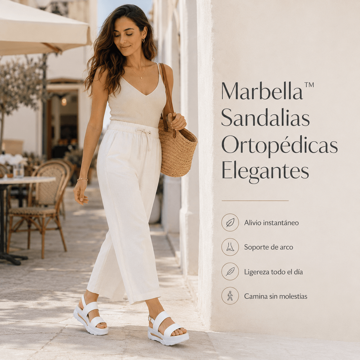 Marbella™ Sandalias Ortopédicas Elegantes