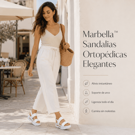 Marbella™ Sandalias Ortopédicas Elegantes