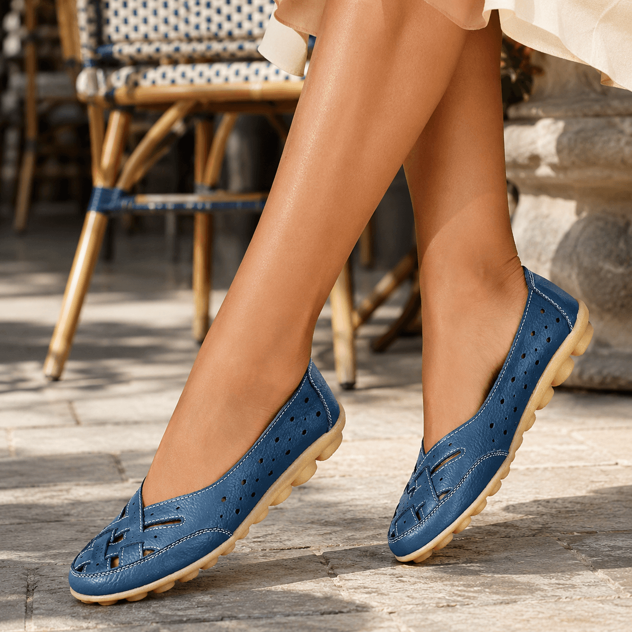 Lively™ Sandalias Ortopédicas de piel
