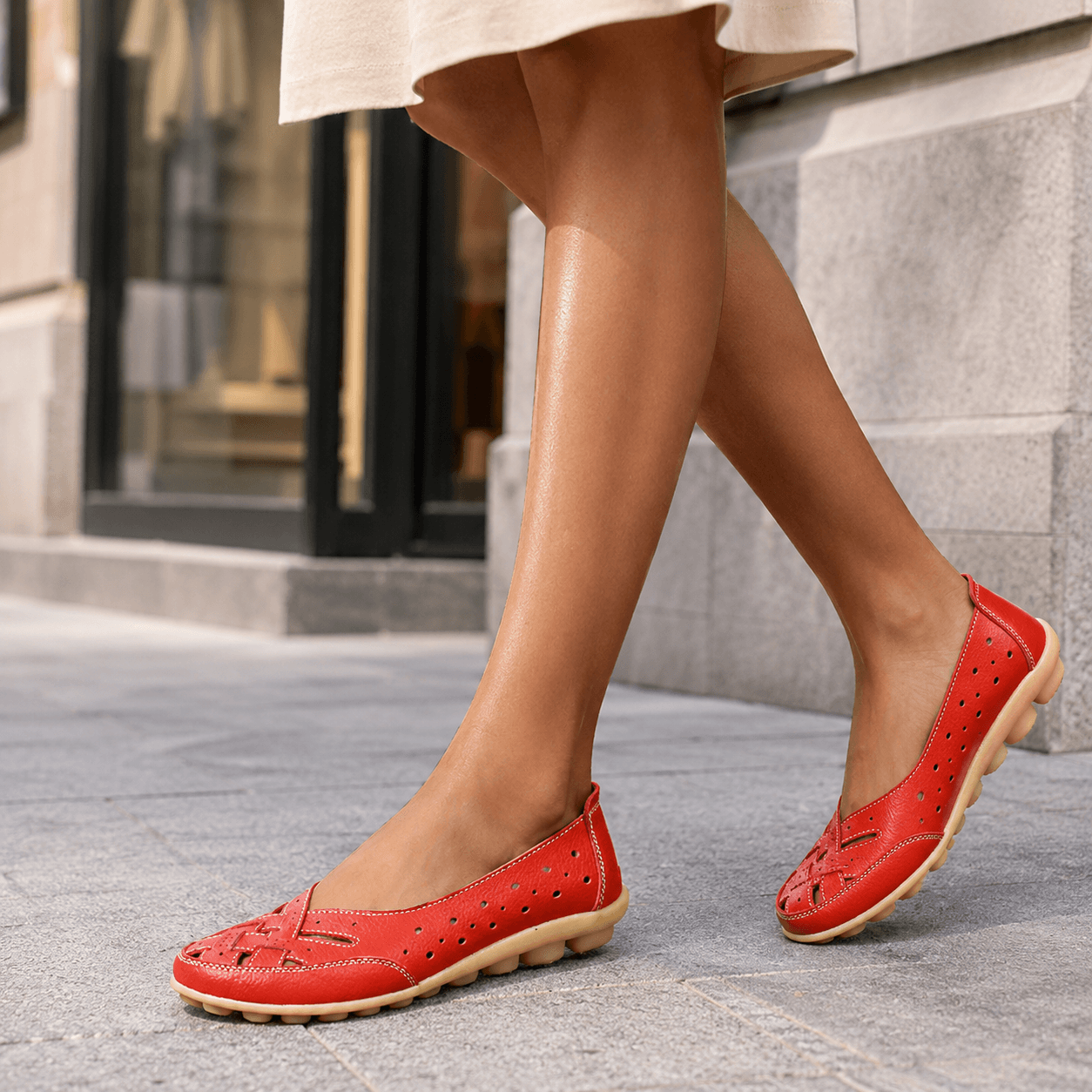 Lively™ Sandalias Ortopédicas de piel