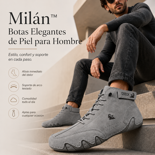 Milán™ Botas Elegantes de Piel para Hombre