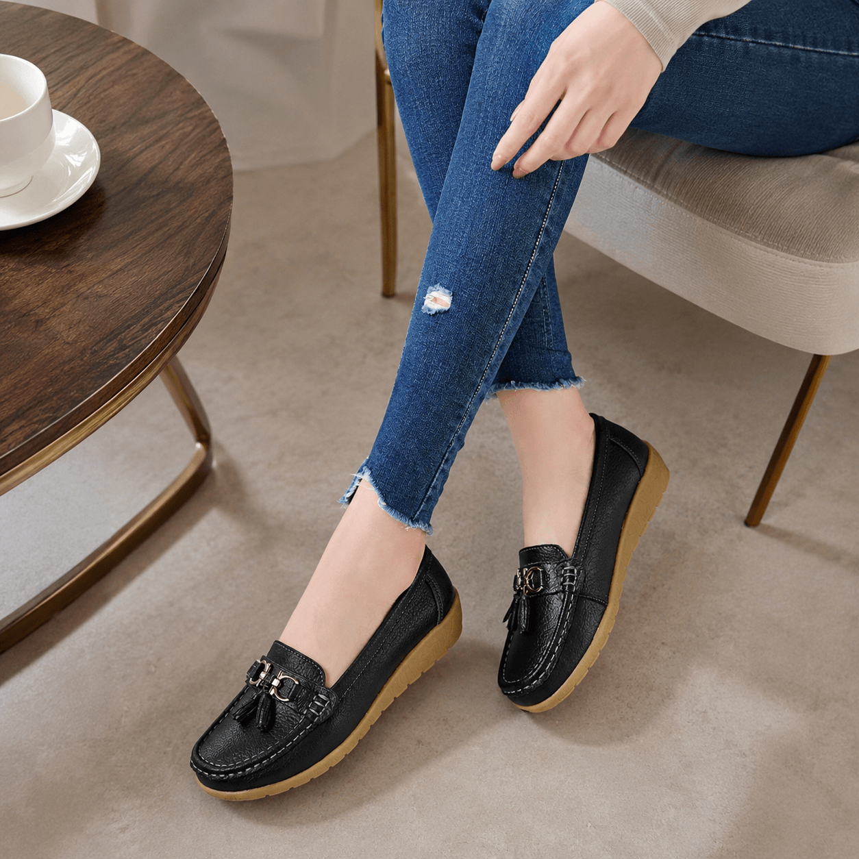 Soft Angel™ Zapatillas Ortopédicas de piel