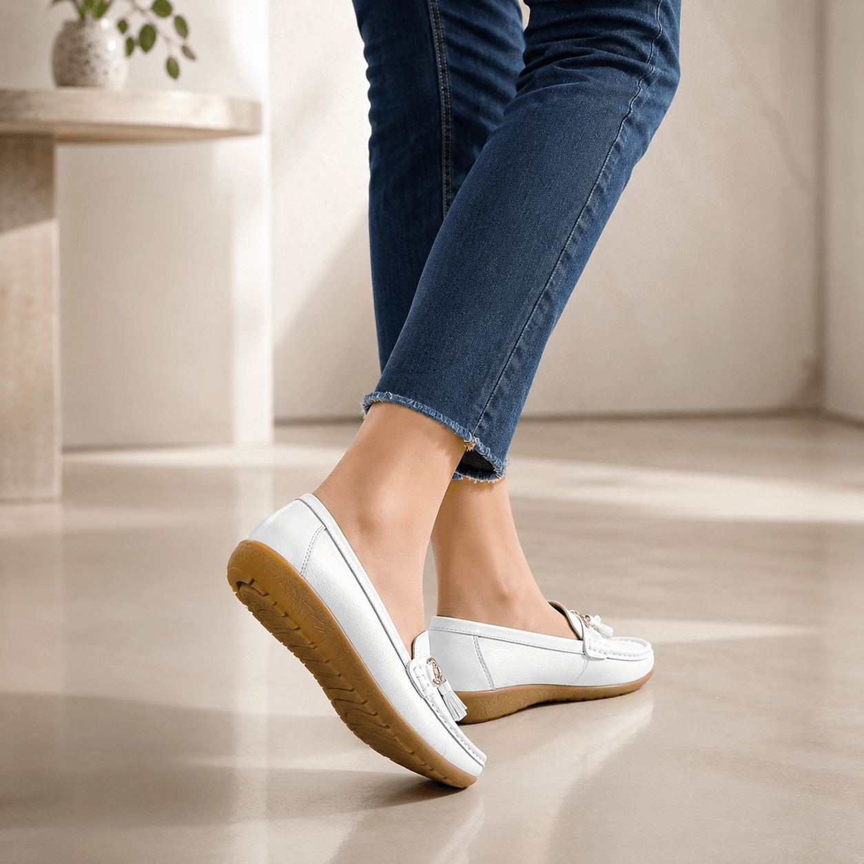 Soft Angel™ Zapatillas Ortopédicas de piel