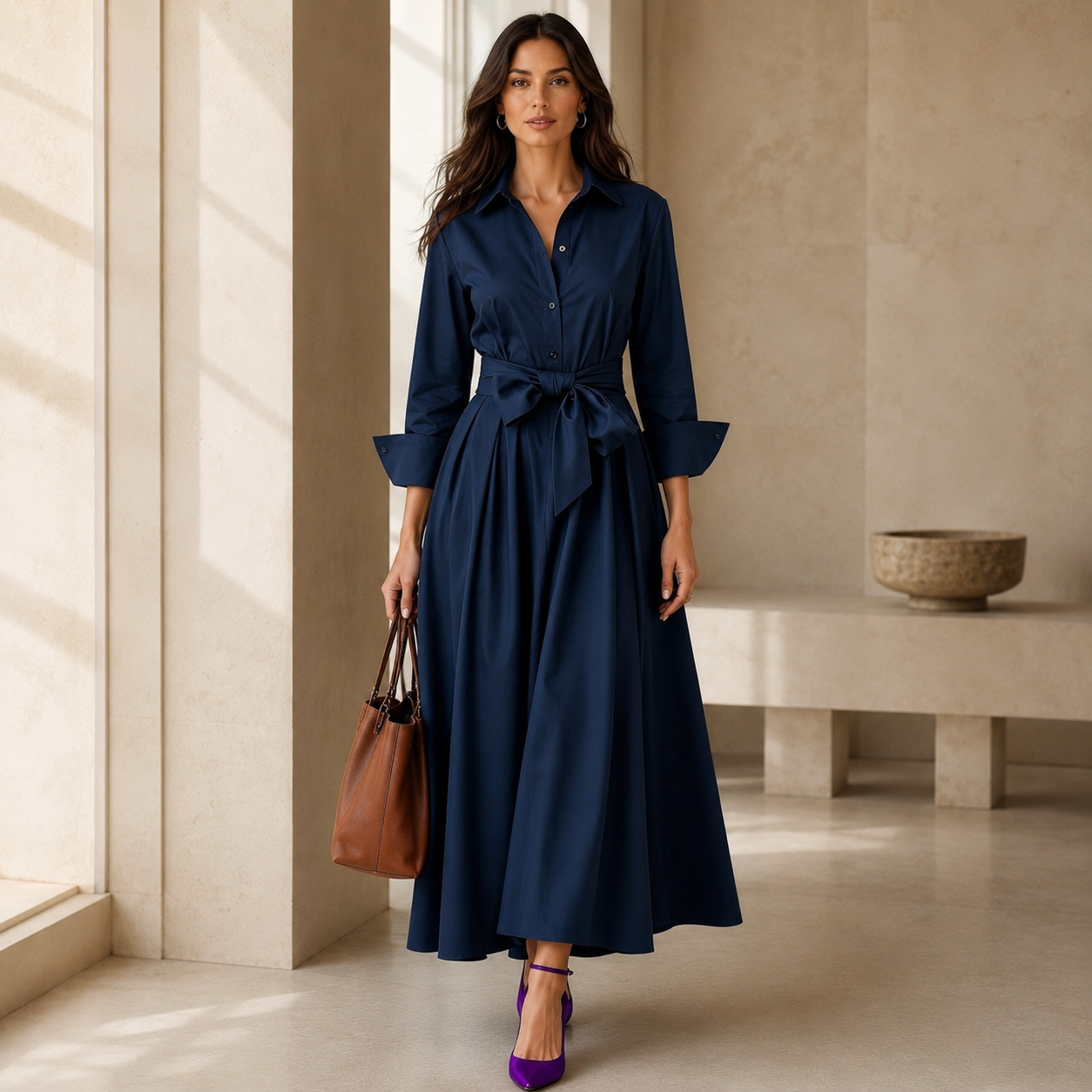 Marise™ | Elegante Vestido Maxi con Detalle de Lazo