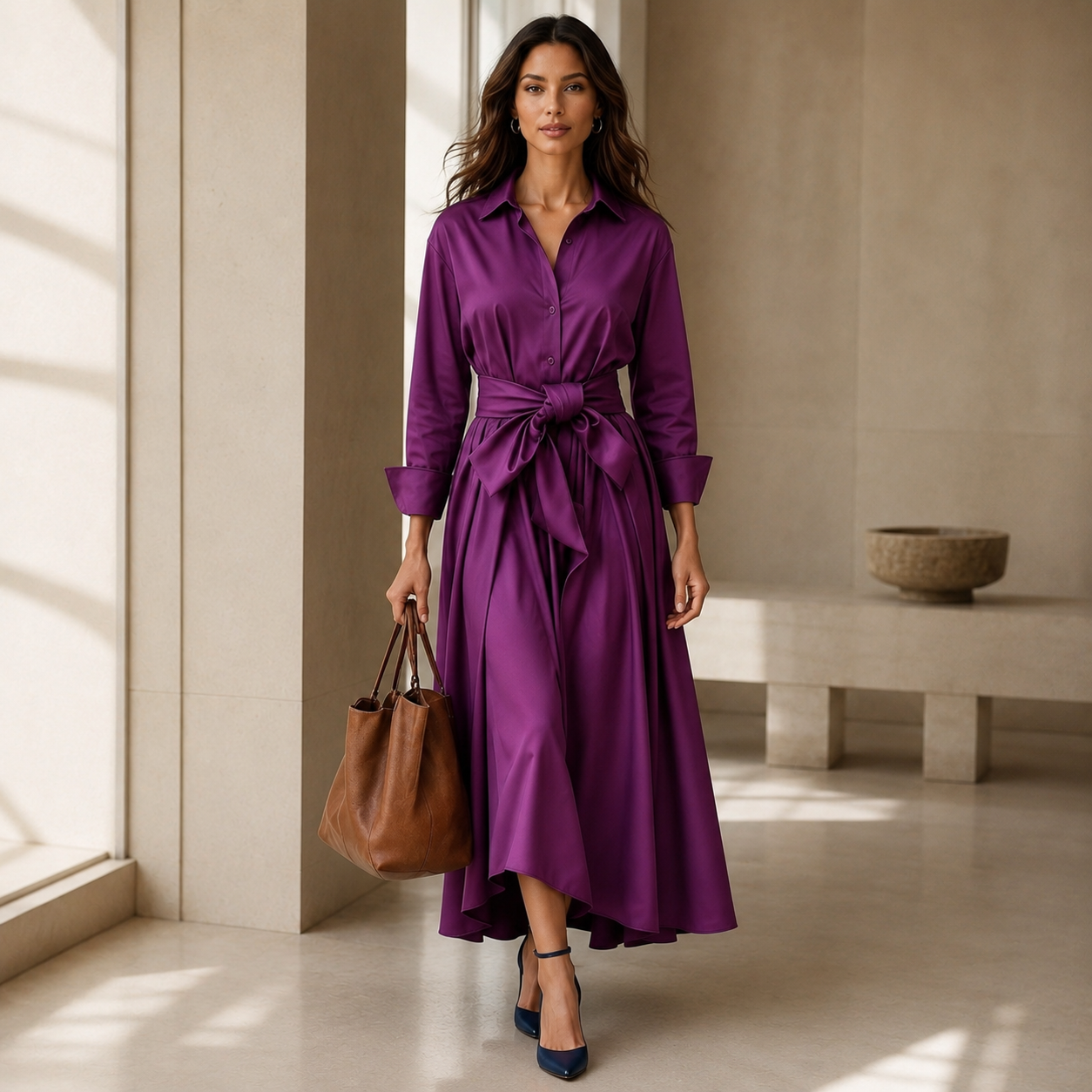 Marise™ | Elegante Vestido Maxi con Detalle de Lazo