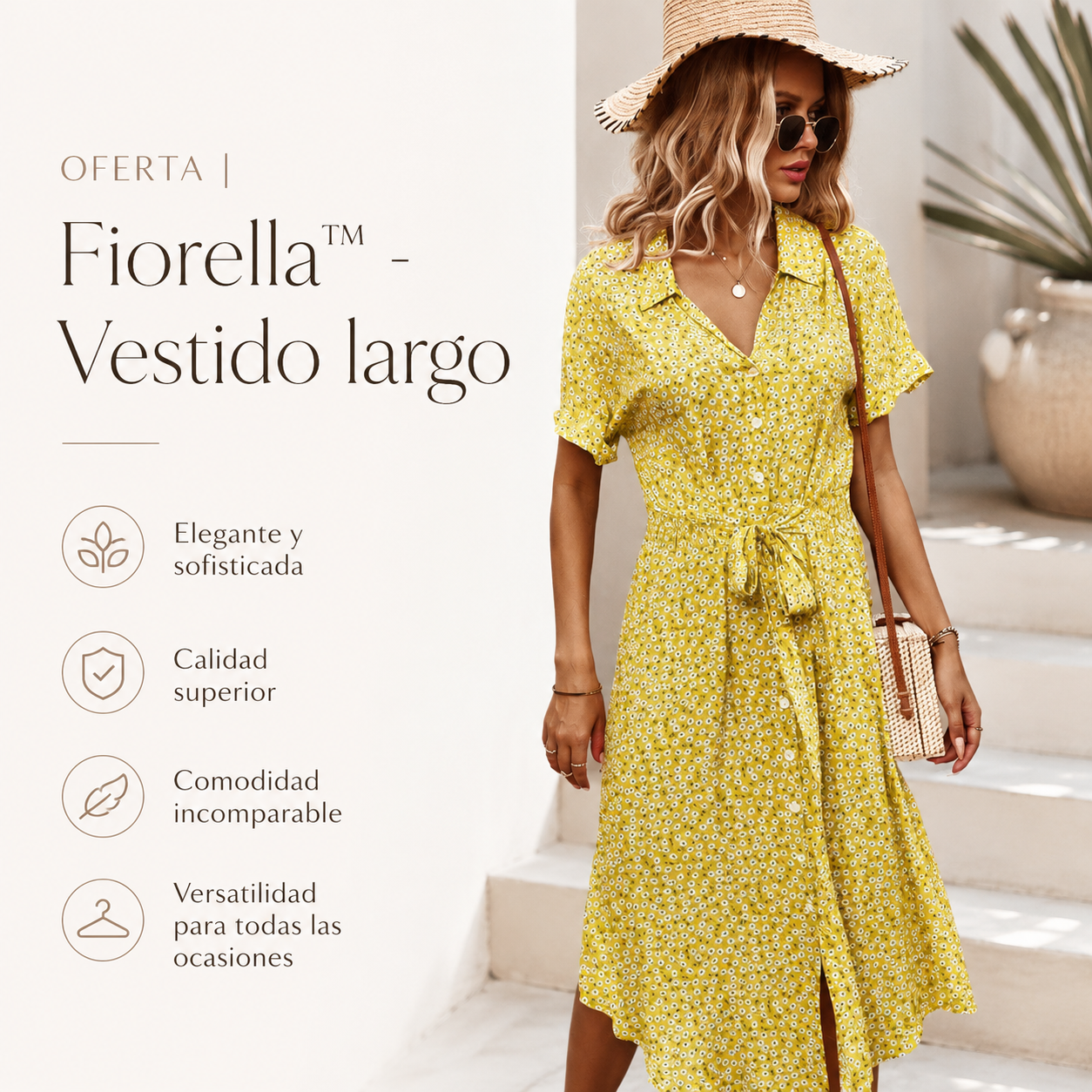 OFERTA | Fiorella™ - Vestido largo