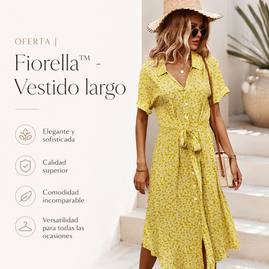OFERTA | Fiorella™ - Vestido largo