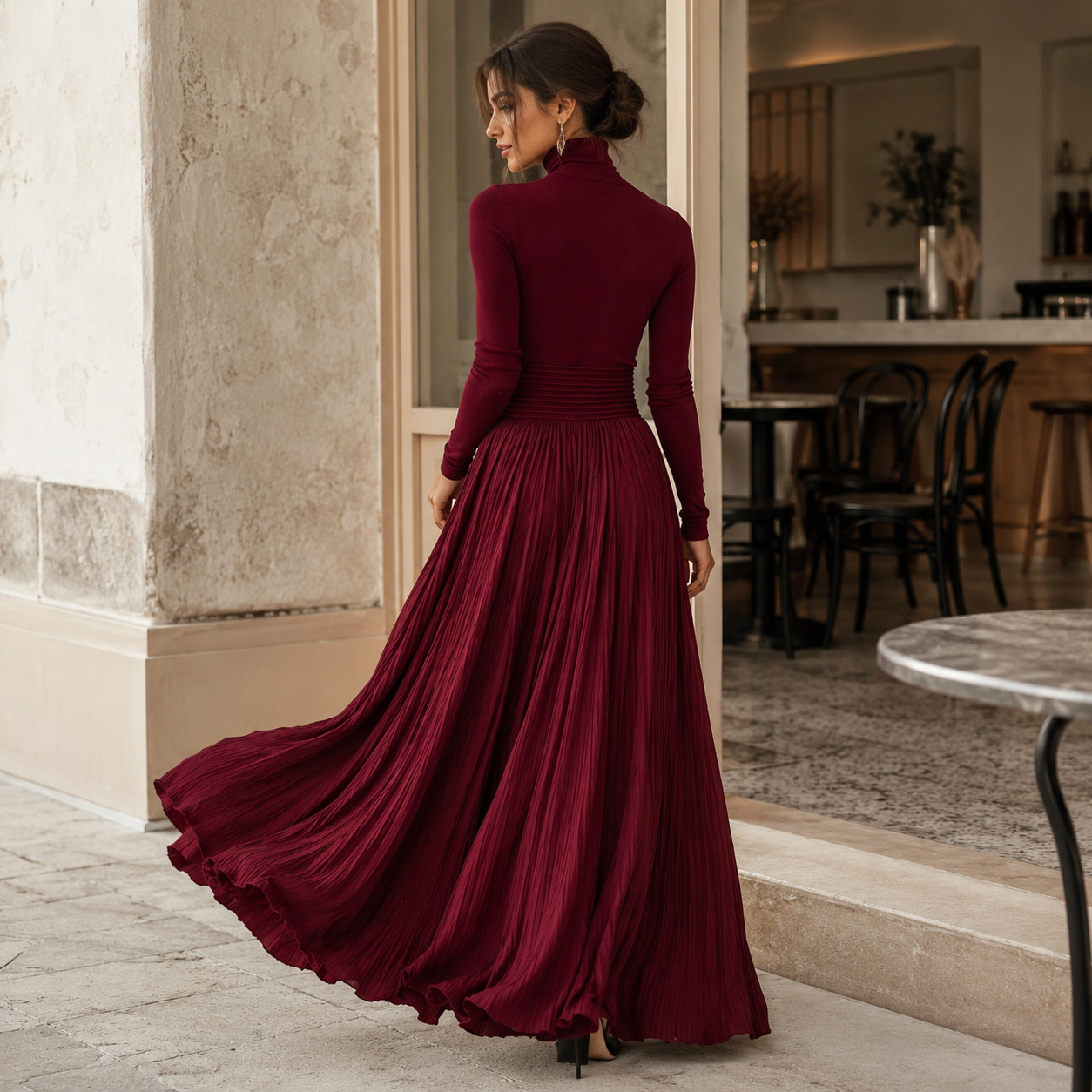 Eva™ | Conjunto elegante con falda plisada