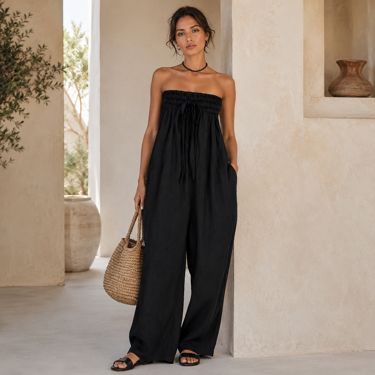 Nina™ | Mono sin tirantes elegante