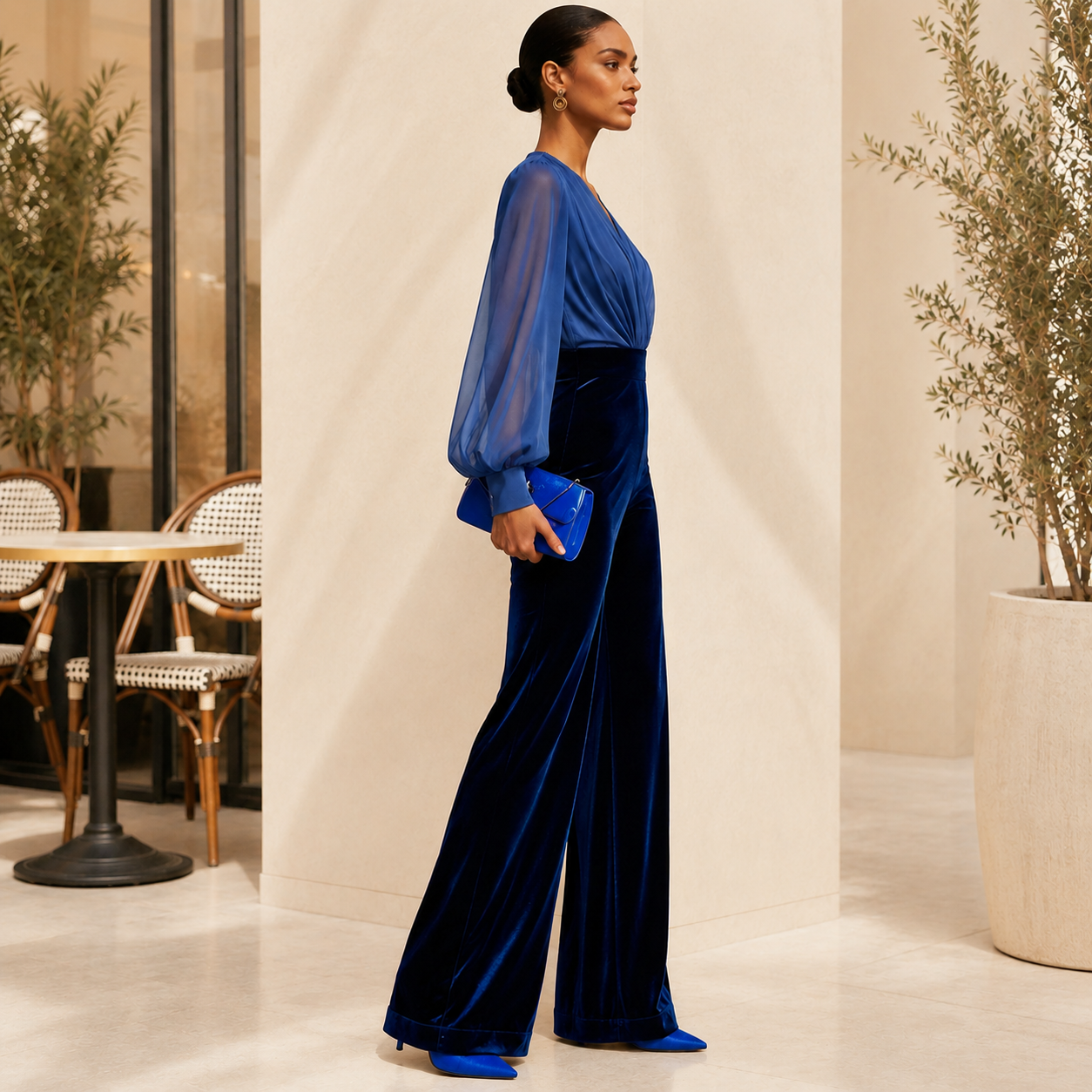 Maud™ | Mono elegante con escote en V