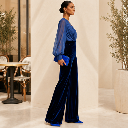 Maud™ | Mono elegante con escote en V