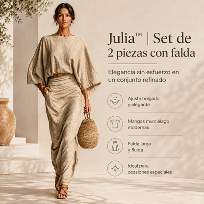 Julia™ | Set de 2 piezas con falda
