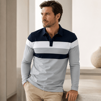 Azul Marino Con Gris Claro