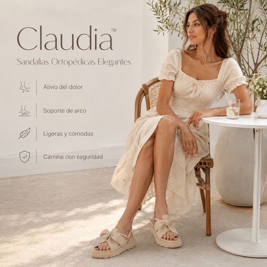 Claudia™ Sandalias Ortopédicas Elegantes