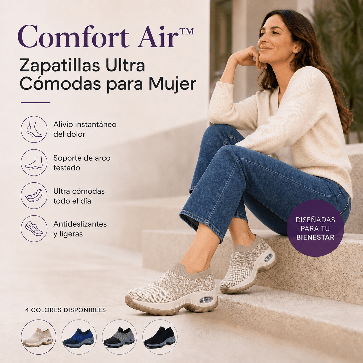 Comfort Air™ Zapatillas Ultra Cómodas para Mujer