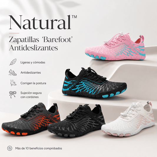 Natural™ - Zapatillas 'Barefoot' Antideslizantes