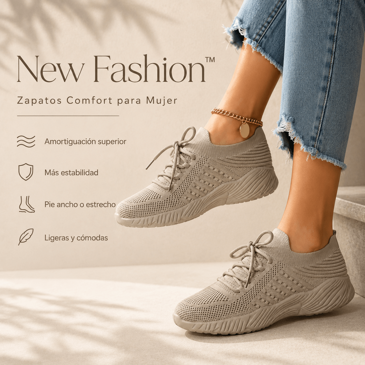 New Fashion™ Zapatos Comfort para Mujer