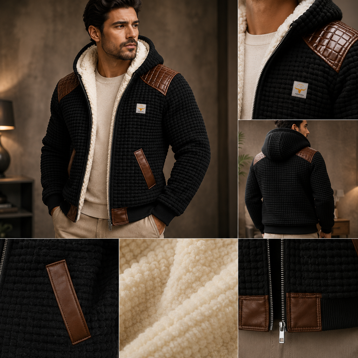 Thomas – Chaqueta Forrada Con Capucha Y Cremallera