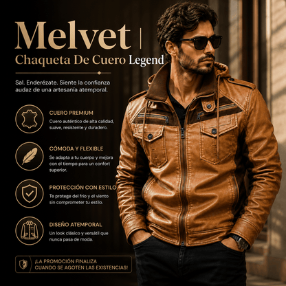 Melvet | Chaqueta De Cuero Legend
