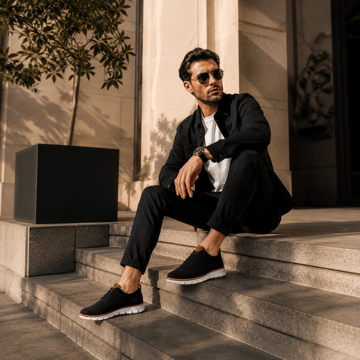 Atlas Knit Oxford — Tenis de Ultra Confort