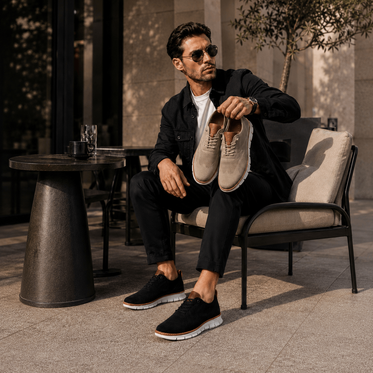 Atlas Knit Oxford — Tenis de Ultra Confort