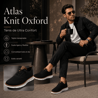 Atlas Knit Oxford — Tenis de Ultra Confort