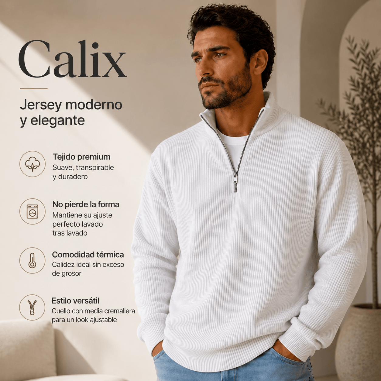 Calix | Jersey moderno y elegante