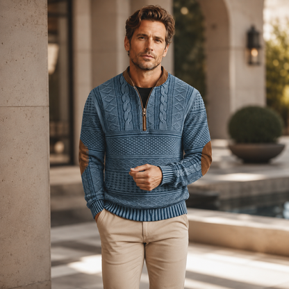 Miguel | Jersey de punto con detalle de cremallera.