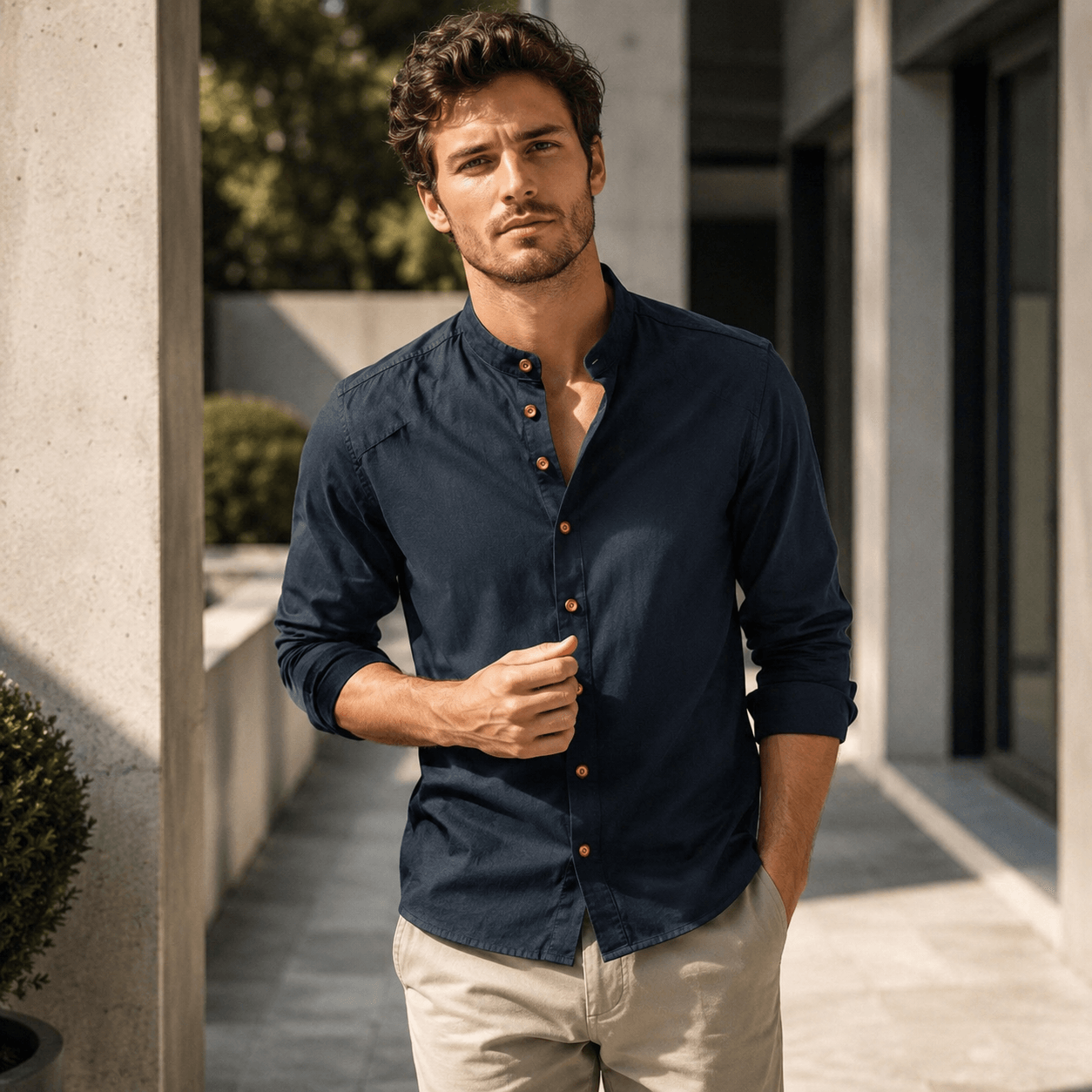 Camisa Estilo Japonés Katana
