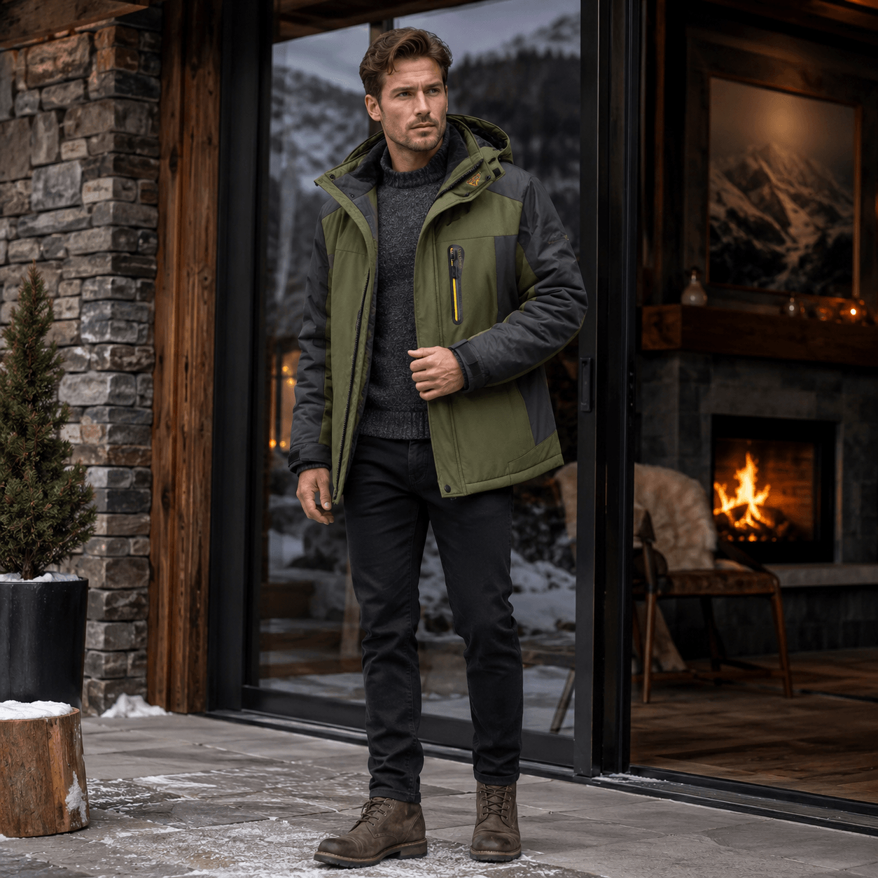 Gustav - Cortavientos y chaqueta impermeable