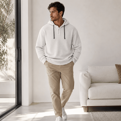 Sudadera con Capucha Waffle Bromley Premium