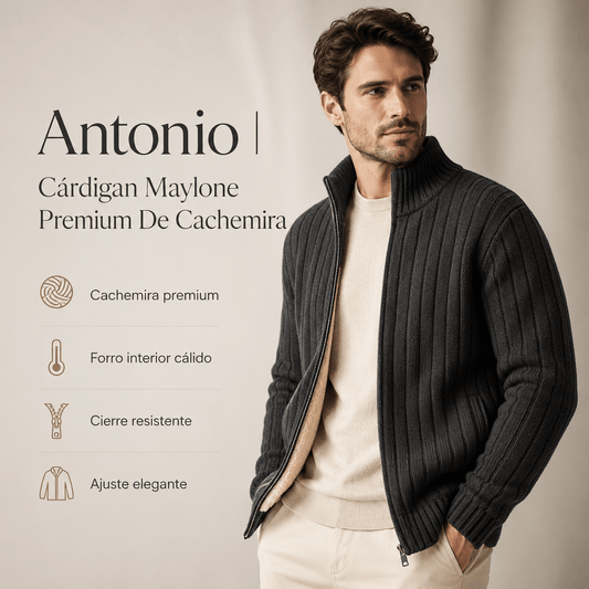 Antonio | Cárdigan Maylone Premium De Cachemira