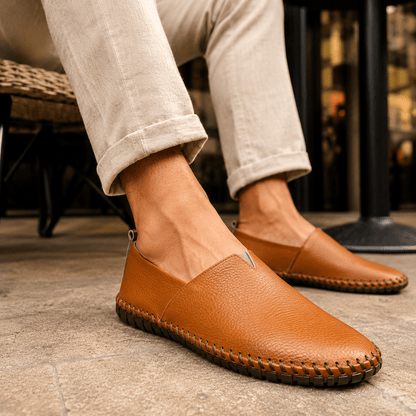 Massimo™ Mocasín de Cuero Premium