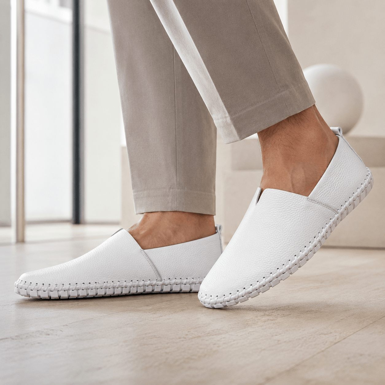 Massimo™ Mocasín de Cuero Premium
