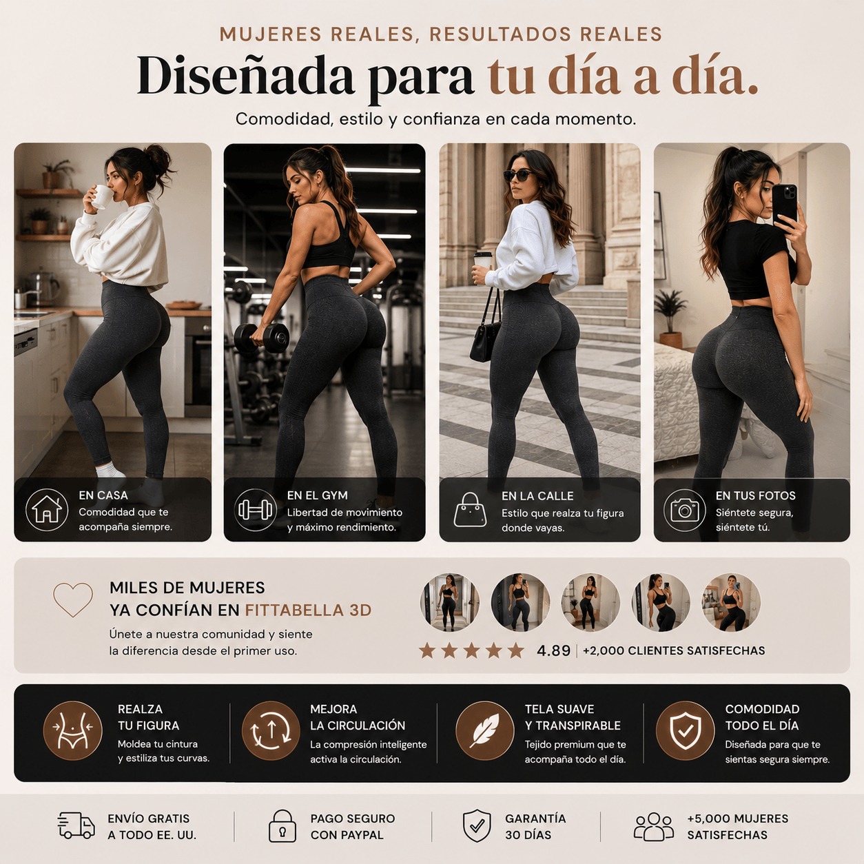 LEGGING MOLDEADORA 3D FITTABELLA SCULPT™