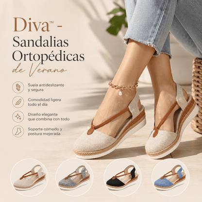 Diva™ - Sandalias Ortopédicas de Verano