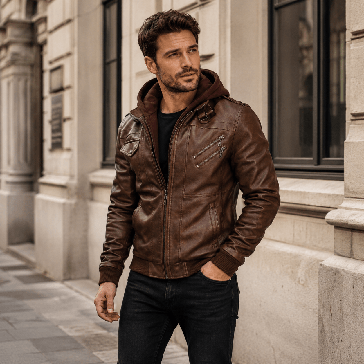 Olisa | Chaqueta De Cuero Heritage